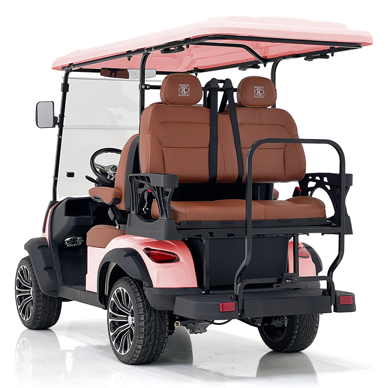 Охотничья тележка Style H 2+2 мест, розовая